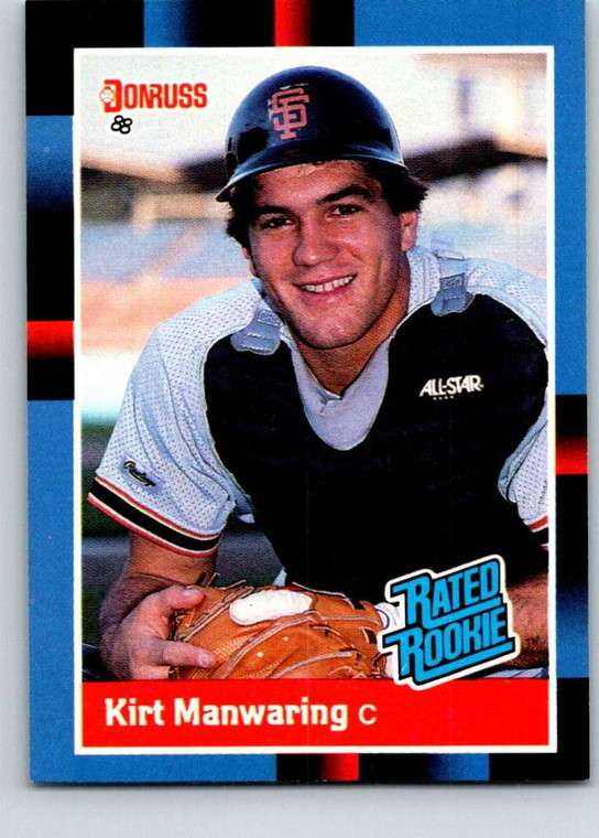 1988 Donruss #39 Kirt Manwaring NM-MT RC Rookie San Francisco Giants 