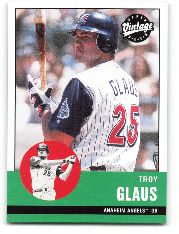 2001 Upper Deck Vintage #3 Troy Glaus NM-MT  Anaheim Angels 
