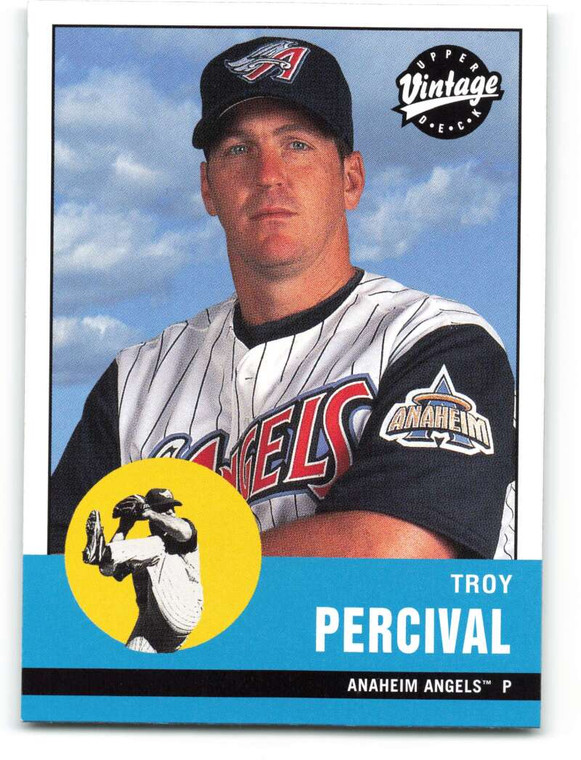 2001 Upper Deck Vintage #10 Troy Percival NM-MT  Anaheim Angels 