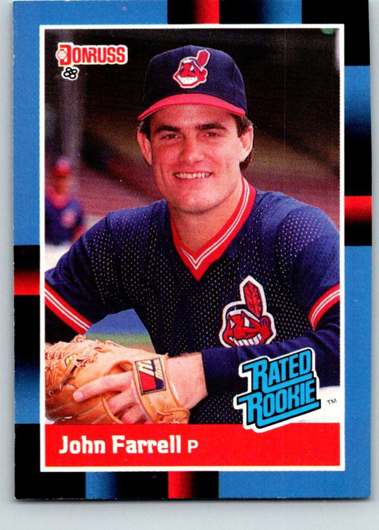 1988 Donruss #42 John Farrell NM-MT RC Rookie Cleveland Indians 