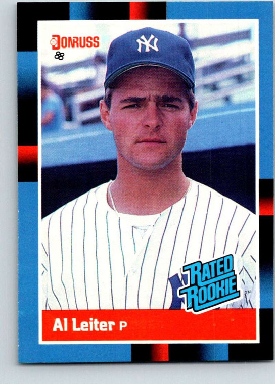 1988 Donruss #43 Al Leiter NM-MT RC Rookie New York Yankees 