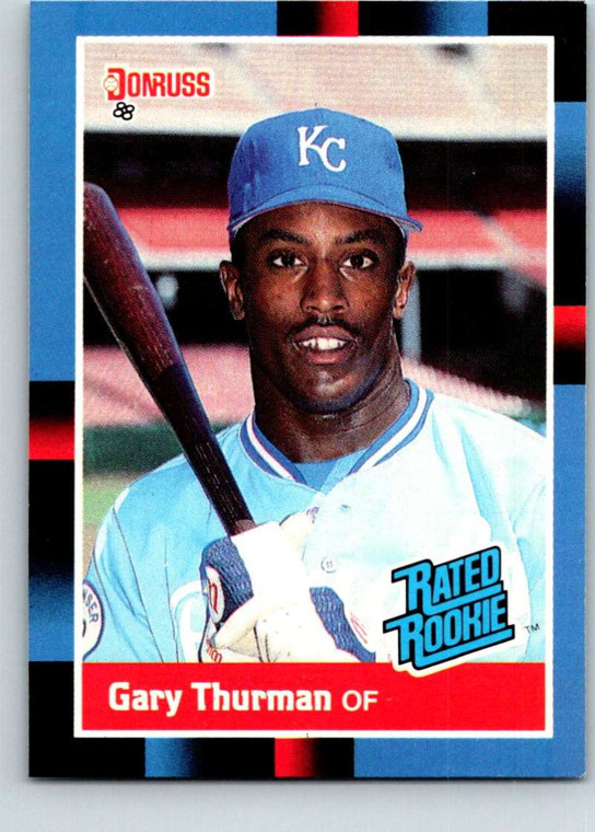 1988 Donruss #44 Gary Thurman NM-MT Kansas City Royals 