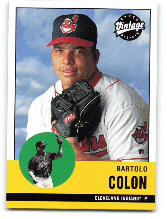 2001 Upper Deck Vintage #48 Bartolo Colon NM-MT  Cleveland Indians 