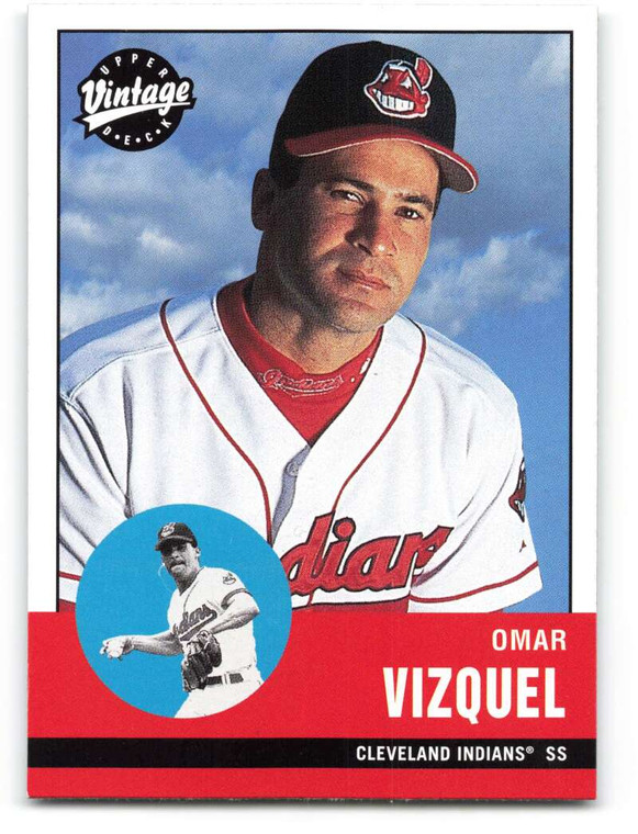 2001 Upper Deck Vintage #49 Omar Vizquel NM-MT  Cleveland Indians 