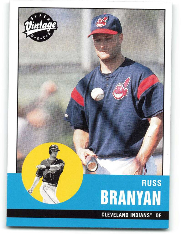 2001 Upper Deck Vintage #54 Russ Branyan NM-MT  Cleveland Indians 