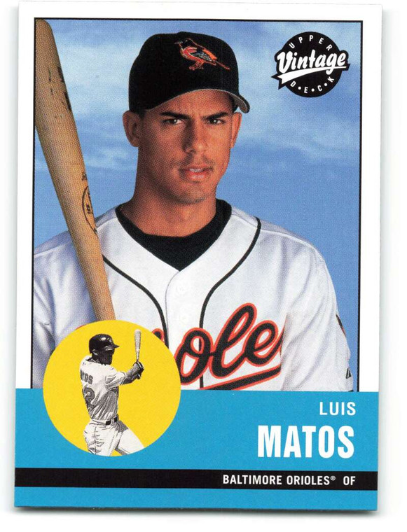 2001 Upper Deck Vintage #78 Luis Matos NM-MT  Baltimore Orioles 
