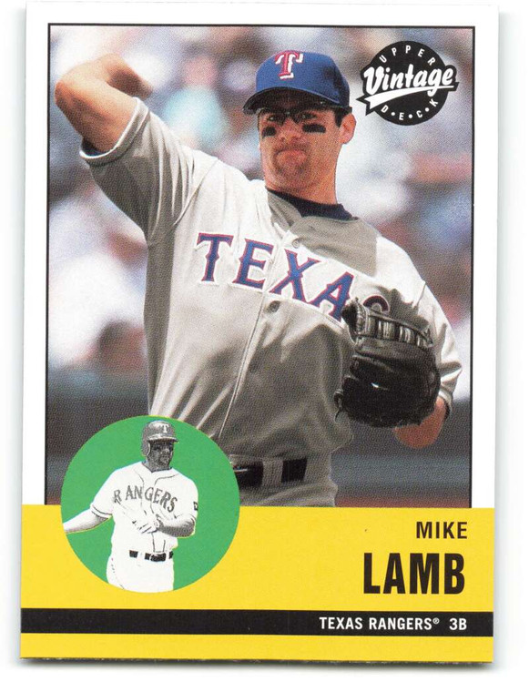 2001 Upper Deck Vintage #88 Mike Lamb NM-MT  Texas Rangers 