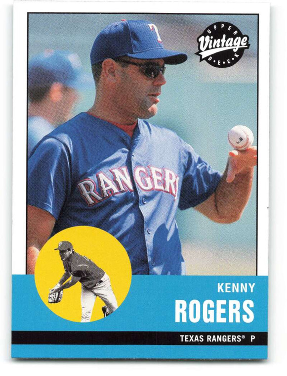 2001 Upper Deck Vintage #90 Kenny Rogers NM-MT  Texas Rangers 