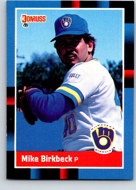 1988 Donruss #49 Mike Birkbeck NM-MT Milwaukee Brewers 