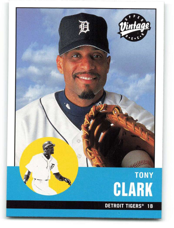 2001 Upper Deck Vintage #114 Tony Clark NM-MT  Detroit Tigers 