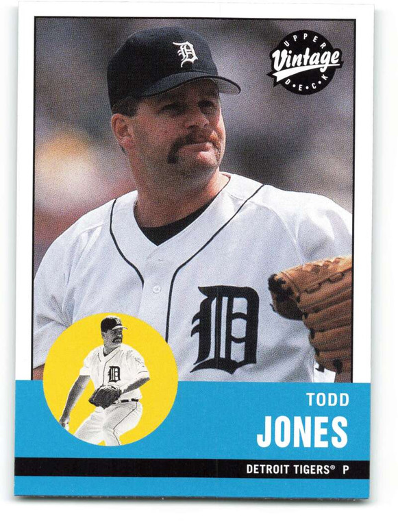 2001 Upper Deck Vintage #122 Todd Jones NM-MT  Detroit Tigers 