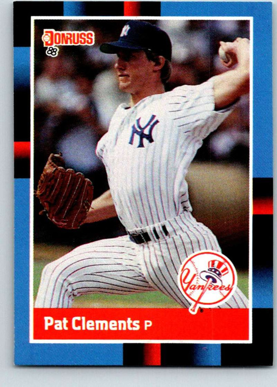 1988 Donruss #52 Pat Clements NM-MT New York Yankees 