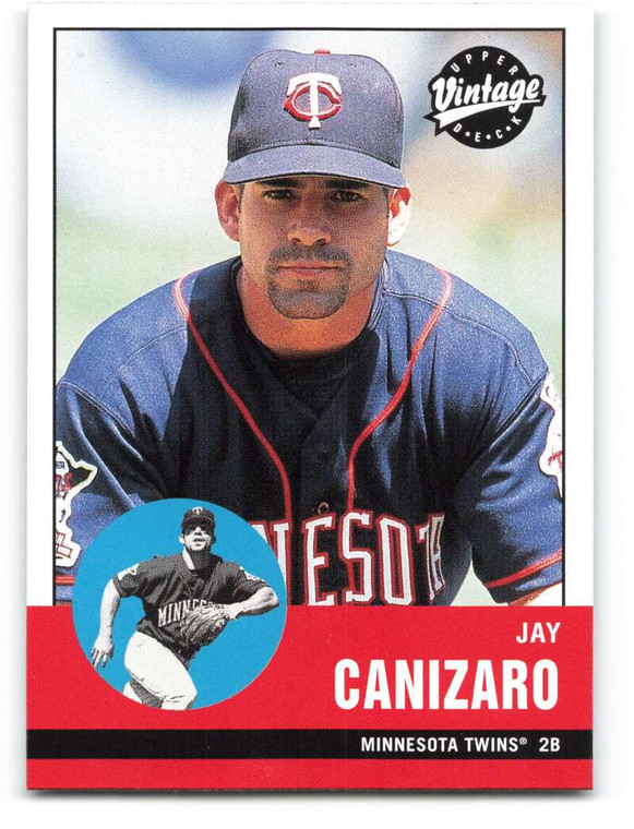 2001 Upper Deck Vintage #129 Jay Canizaro NM-MT  Minnesota Twins 
