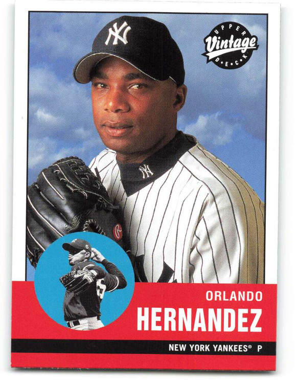 2001 Upper Deck Vintage #149 Orlando Hernandez NM-MT  New York Yankees 