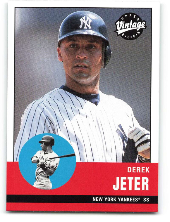 2001 Upper Deck Vintage #153 Derek Jeter NM-MT  New York Yankees 