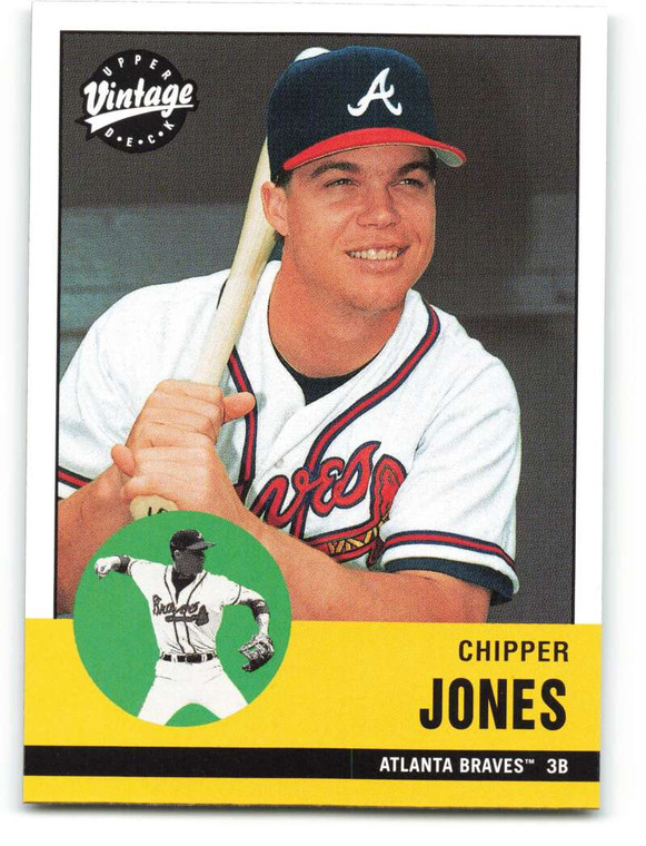 2001 Upper Deck Vintage #176 Chipper Jones NM-MT  Atlanta Braves 