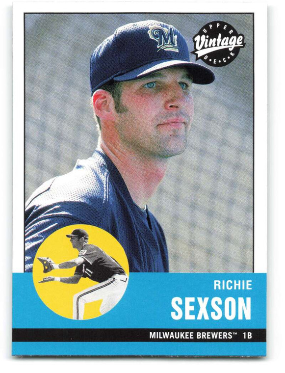 2001 Upper Deck Vintage #186 Richie Sexson NM-MT  Milwaukee Brewers 