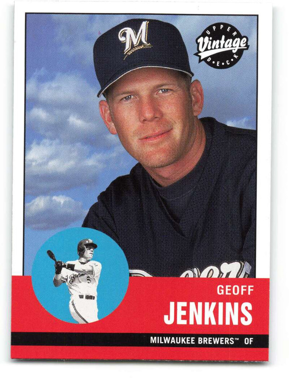2001 Upper Deck Vintage #193 Geoff Jenkins NM-MT  Milwaukee Brewers 