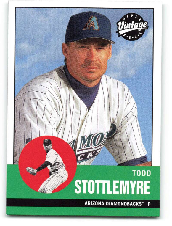 2001 Upper Deck Vintage #227 Todd Stottlemyre NM-MT  Arizona Diamondbacks 
