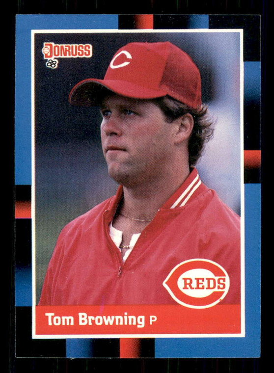 1988 Donruss #63 Tom Browning NM-MT Cincinnati Reds 