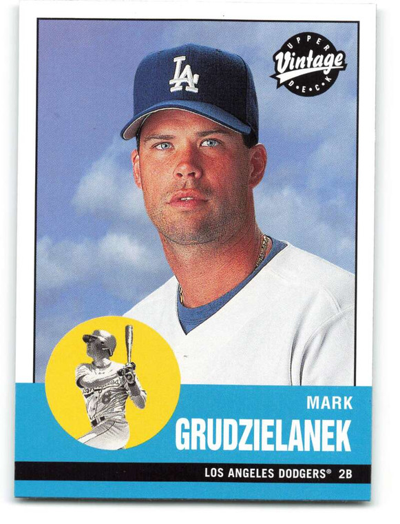 2001 Upper Deck Vintage #238 Mark Grudzielanek NM-MT  Los Angeles Dodgers 