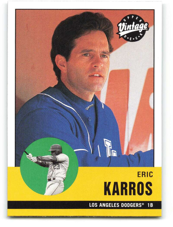 2001 Upper Deck Vintage #240 Eric Karros NM-MT  Los Angeles Dodgers 
