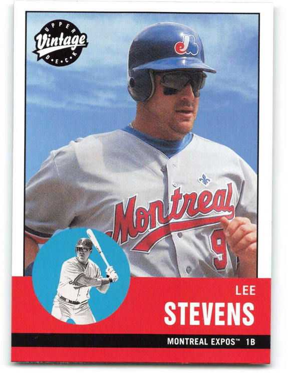 2001 Upper Deck Vintage #249 Lee Stevens NM-MT  Montreal Expos 