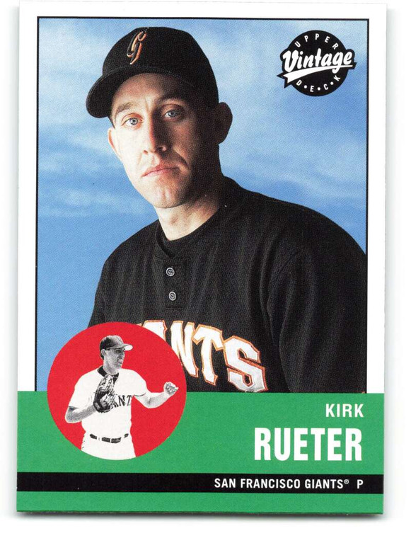 2001 Upper Deck Vintage #259 Kirk Rueter NM-MT  San Francisco Giants 