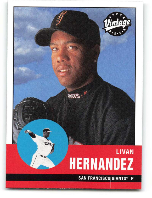 2001 Upper Deck Vintage #261 Livan Hernandez NM-MT  San Francisco Giants 