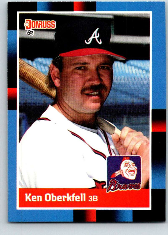 1988 Donruss #67 Ken Oberkfell NM-MT Atlanta Braves 