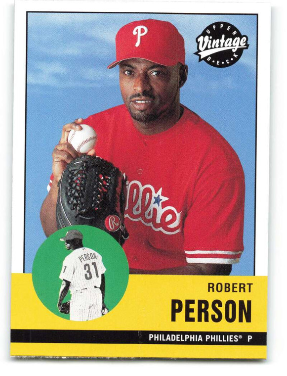 2001 Upper Deck Vintage #300 Robert Person NM-MT  Philadelphia Phillies 