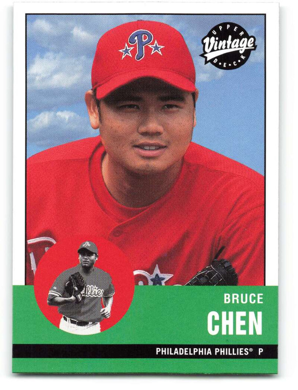 2001 Upper Deck Vintage #303 Bruce Chen NM-MT  Philadelphia Phillies 