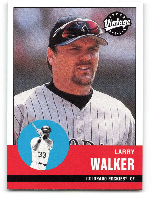 2001 Upper Deck Vintage #333 Larry Walker NM-MT  Colorado Rockies 