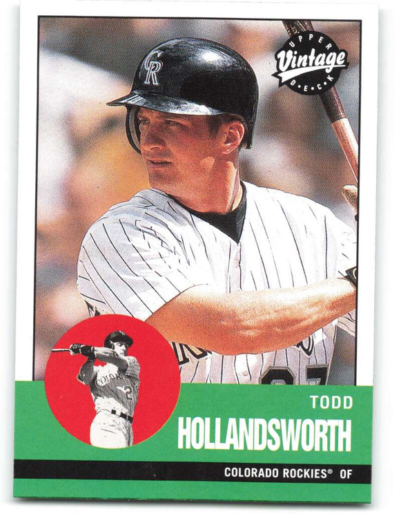 2001 Upper Deck Vintage #339 Todd Hollandsworth NM-MT  Colorado Rockies 