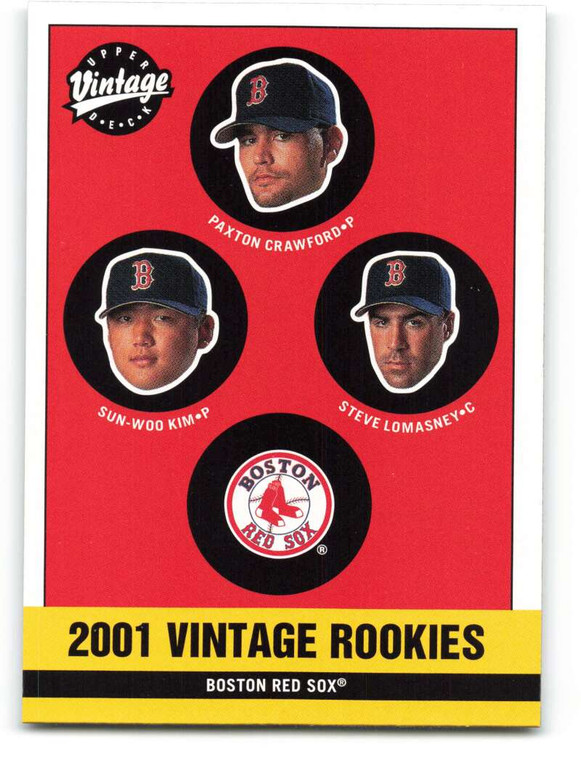 2001 Upper Deck Vintage #349 Sun Woo Kim/Paxton Crawford/Steve Lomasney NM-MT  Boston Red Sox 