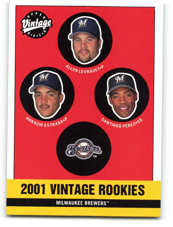 2001 Upper Deck Vintage #357 Horacio Estrada/Allen Levrault/Santiago Perez NM-MT  