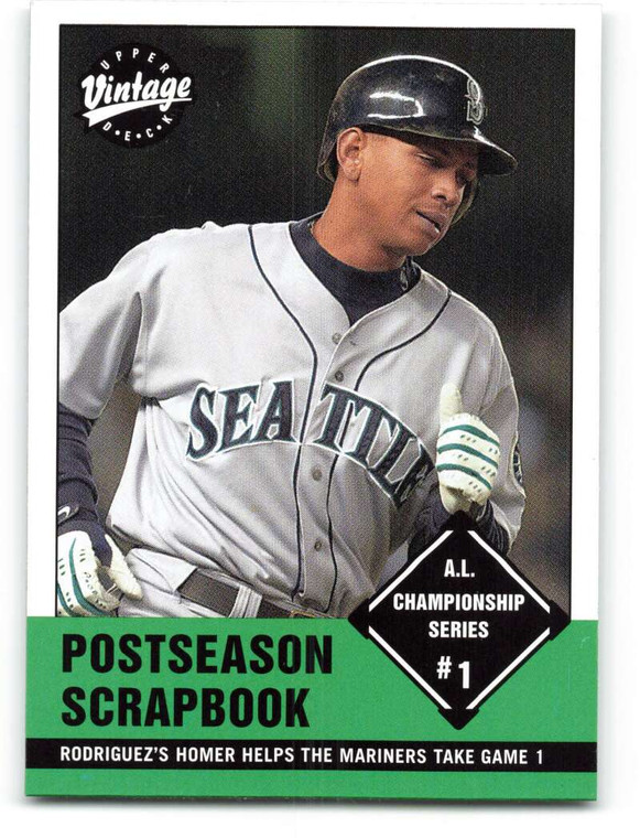 2001 Upper Deck Vintage #378 Alex Rodriguez SH NM-MT  