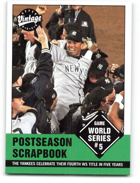 2001 Upper Deck Vintage #390 New York Yankees SH NM-MT  New York Yankees 