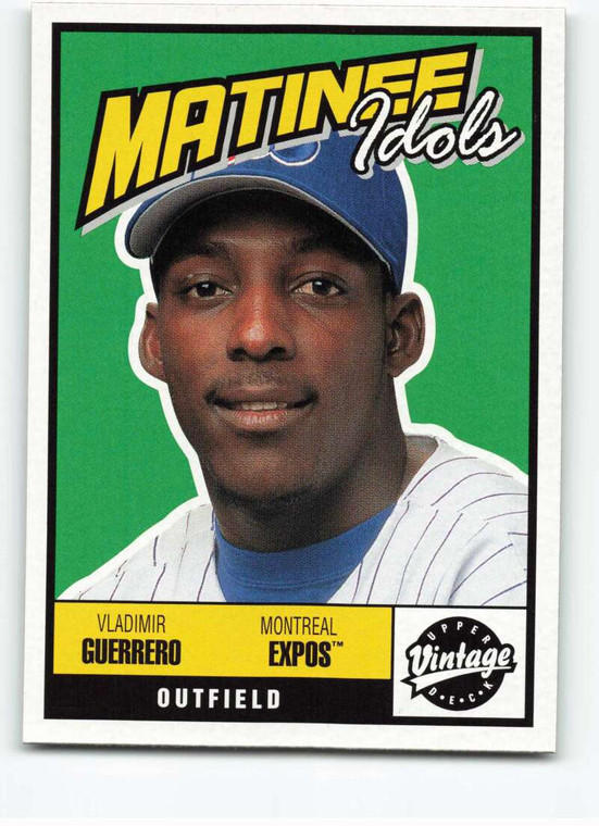 2001 Upper Deck Vintage Matinee Idols #M15 Vladimir Guerrero NM-MT  Montreal Expos 