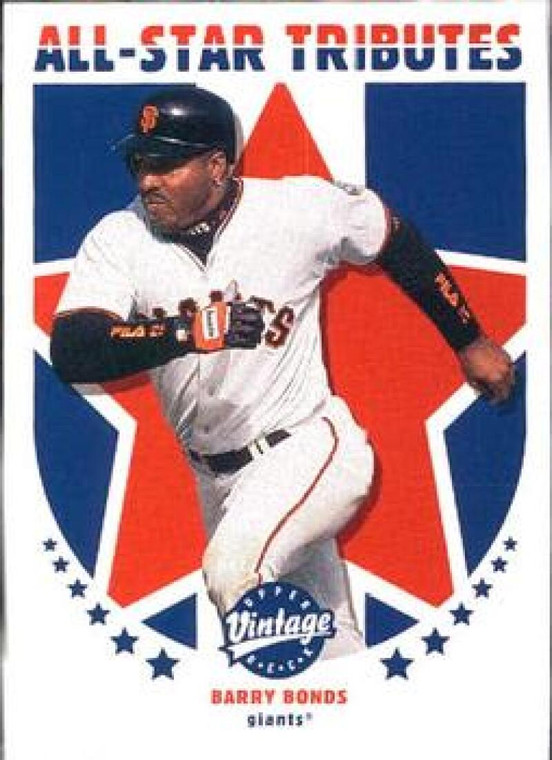 2001 Upper Deck Vintage All-Star Tributes #AS8 Barry Bonds NM-MT  San Francisco Giants 