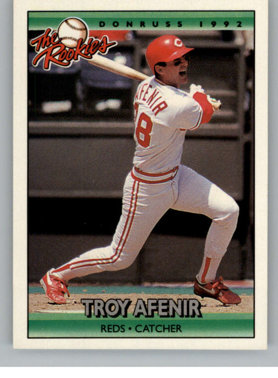1992 Donruss The Rookies #2 Troy Afenir VG Cincinnati Reds 