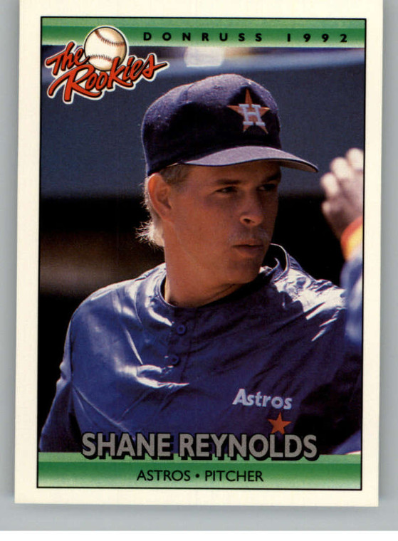 1992 Donruss Rookies #102 Shane Reynolds VG RC Rookie Houston Astros 