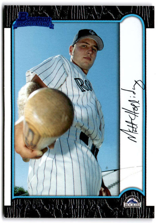 1999 Bowman #400 Matt Holliday NM-MT  RC Rookie Colorado Rockies 