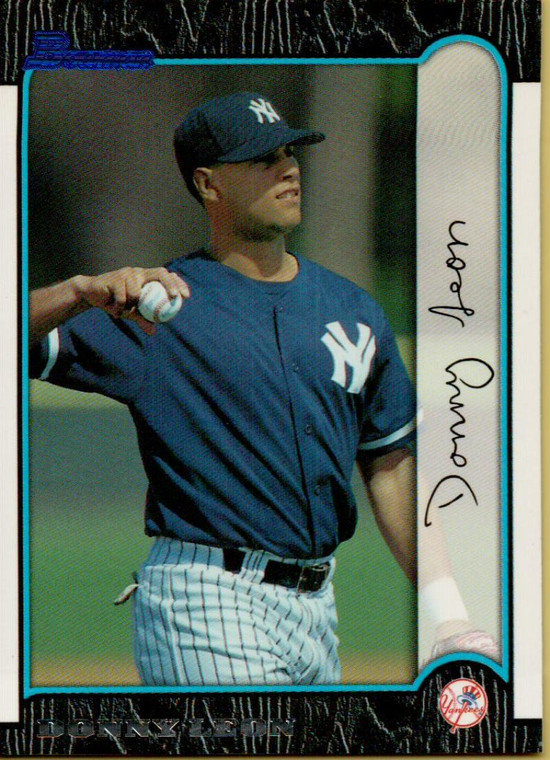 1999 Bowman #410 Donny Leon NM-MT  New York Yankees 