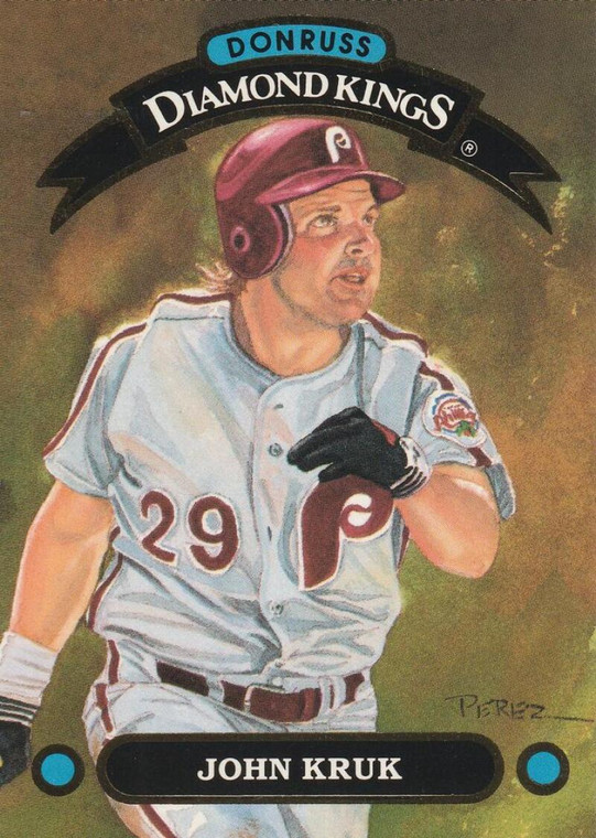1992 Donruss Diamond Kings #DK12 John Kruk NM-MT  Philadelphia Phillies 