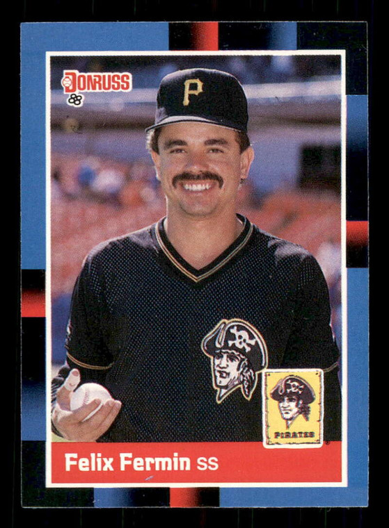 1988 Donruss #144 Felix Fermin NM-MT Pittsburgh Pirates 