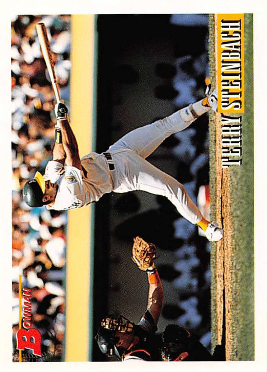 1993 Bowman #21 Terry Steinbach NM-MT  Oakland Athletics 