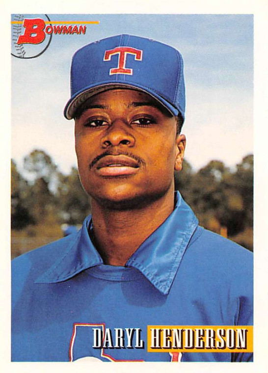 1993 Bowman #25 Daryl Henderson NM-MT  RC Rookie Texas Rangers 