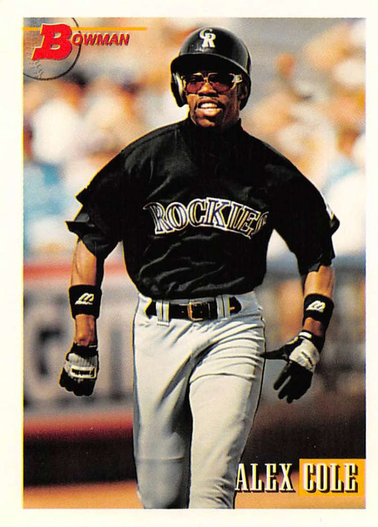 1993 Bowman #36 Alex Cole NM-MT  Colorado Rockies 