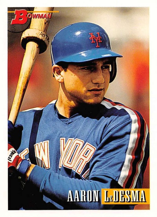 1993 Bowman #102 Aaron Ledesma NM-MT  RC Rookie New York Mets 